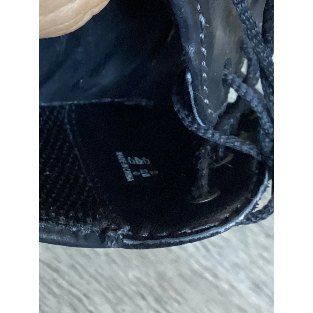 Ecco Men's Size 44 Black Dress Shoes Shock Point Tie Shoes 10 10.5